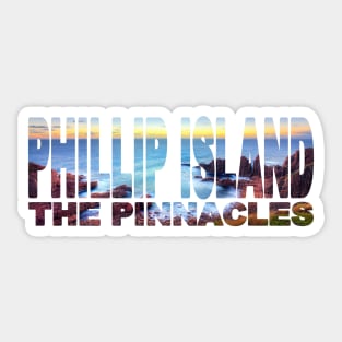 PHILLIP ISLAND The Pinnacles - Victoria Australia Sunset Sticker